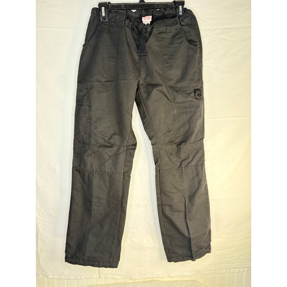 Hey Collection Black Cargo Pants Medium 3601R Utility Carpenter Trousers